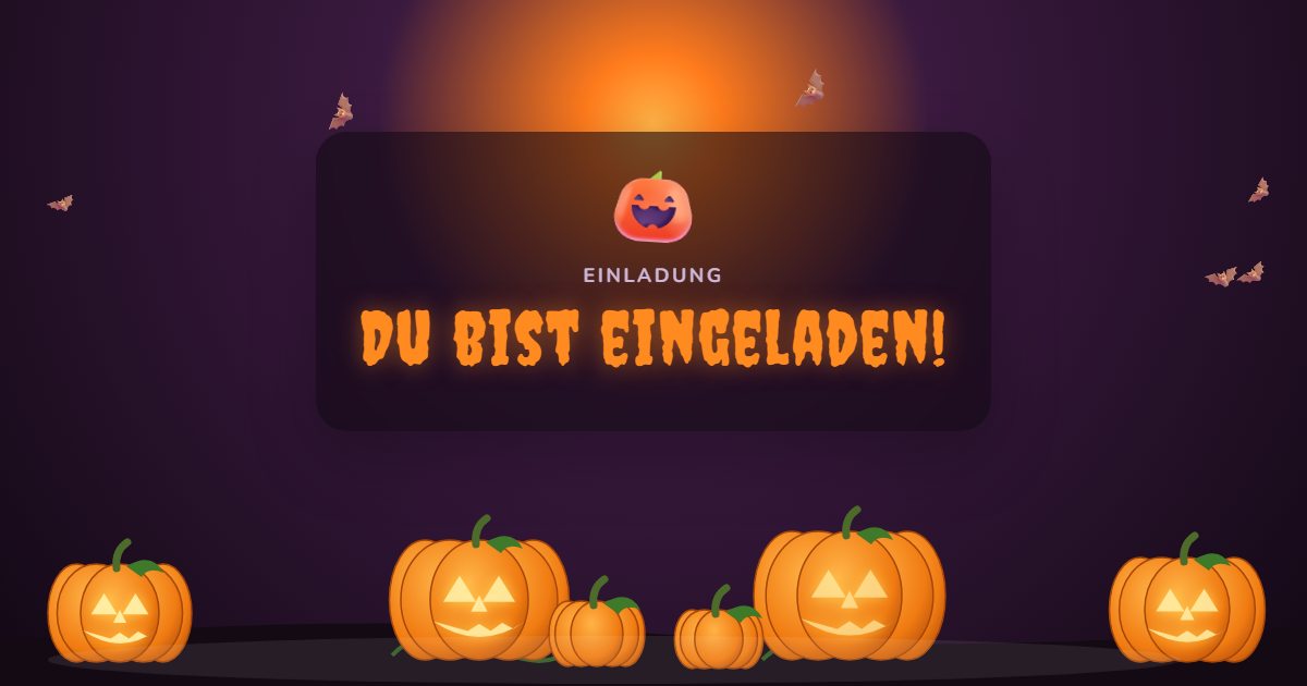 Digitale Karte „Kürbisnacht“